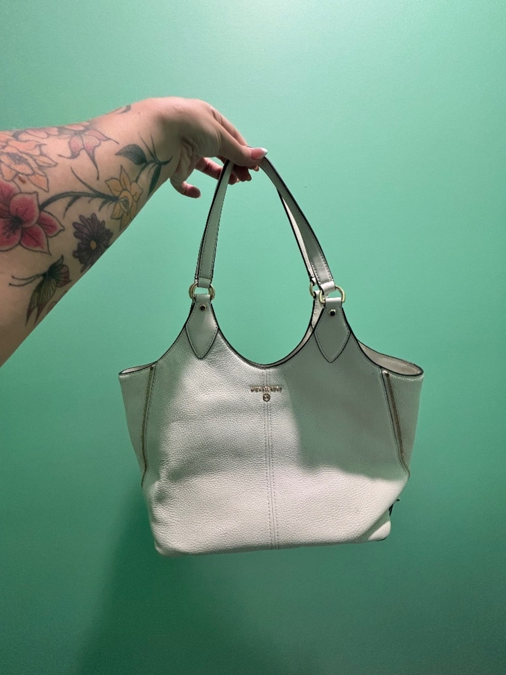 MK White Purse